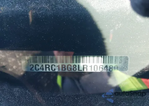 2020 Chrysler Pacifica Touring L z USA, uszkodzony, nr VIN 2C4RC1BG8LR106480